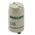 Philips Starter S10 Ecoclick Starter für Leuchtstofflampen Starter 4-65W