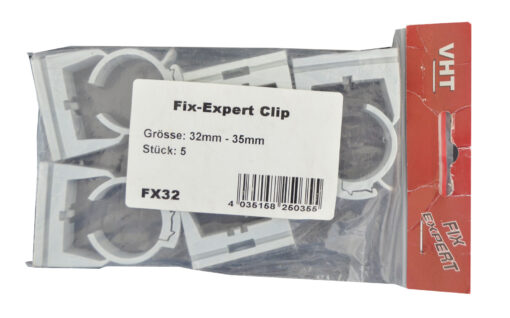 Klemmschelle Rohrschellen für Lehrrohr 32mm - 35 mm EN 32, 5 Stück von Fix Expert Fx32-5