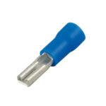 Flachstecker isoliert blau 6.3x0.8mm , 15 Stück