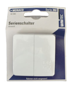 Unitec Serie 202 Monaco Serienschalter , weiß