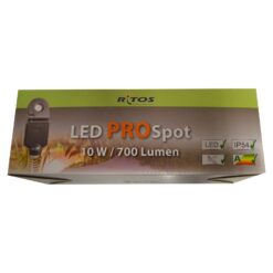 Ritos LED Wandleuchte LED PRO Spot mit Bewegungsmelder 10W, IP54