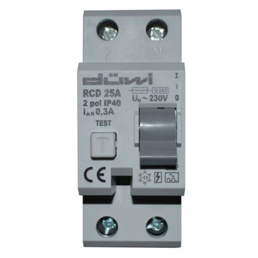 REV RCD / FI Schalter 2-polig , 25A , 0,3A , 300mA