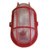 Kopp Kellerlampe Ovalarmatur , Fassung E27 rot