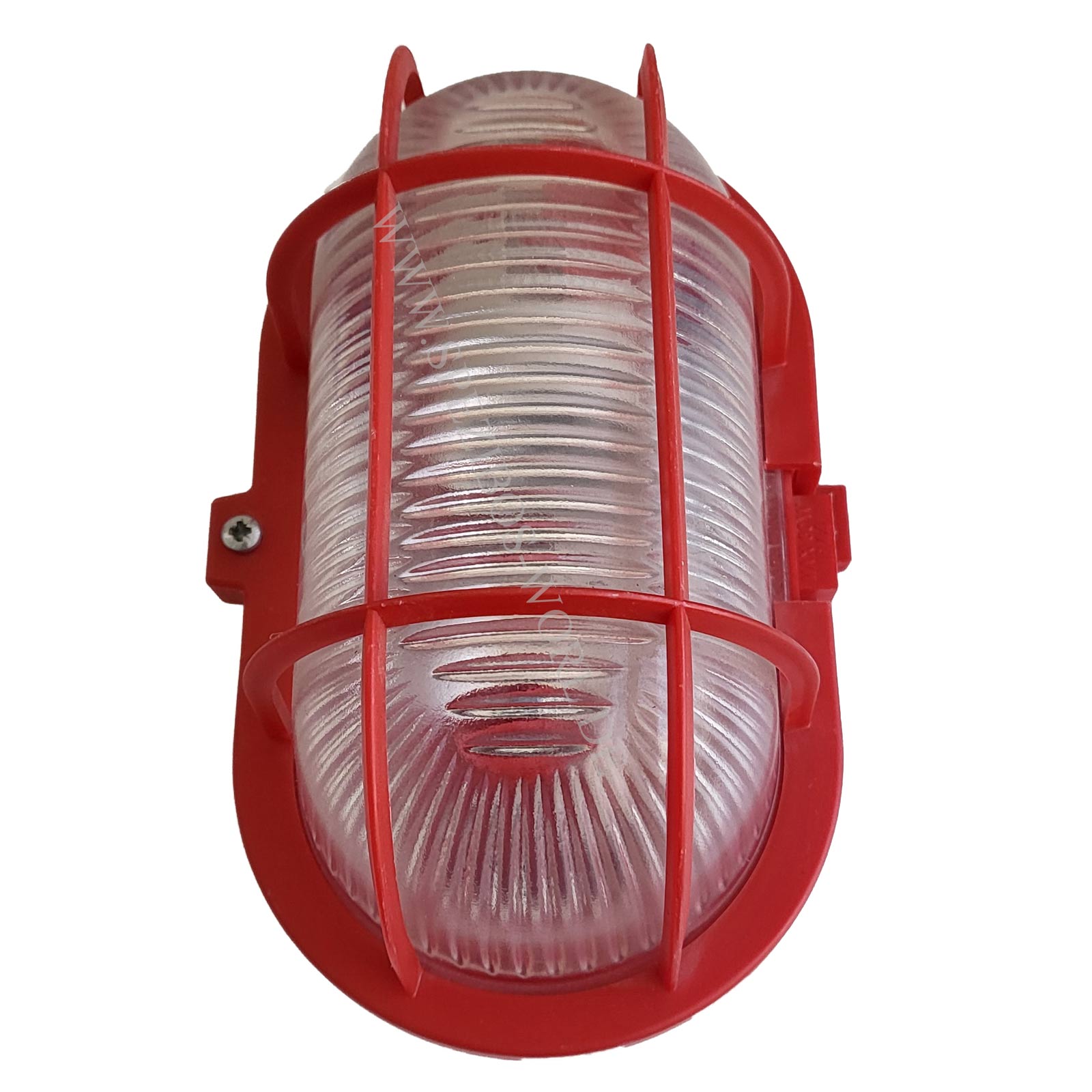 E27 Kellerlampe Kopp Spezibos-world rot Ovalarmatur Fassung ,