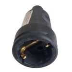 Kopp Schutzkontakt-Gummikupplung bruchfest schlagfest für Kabel 3×2,5mm²