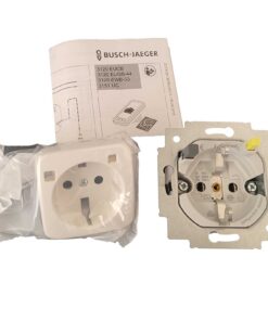 Busch Jäger Fi-Schukomat SCHUKO Steckdose EUCB-214 Reflex SI