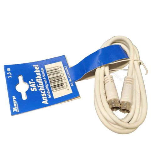 Kopp SAT-Anschlußkabel beidseitig mit F-Stecker