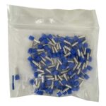 Klauke Aderendhülsen 2,5mm², isoliert, blau, 100 Stück