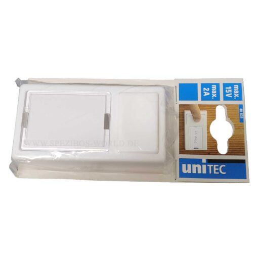 Miratic Klingeltaster Aufputz - Türklingel Schwarz 230V Mit IP20 Schutz