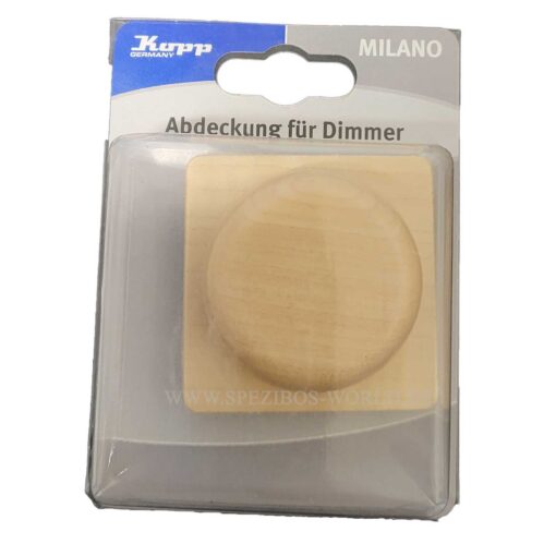 Kopp Milano Dimmer Abdeckung Ahorn